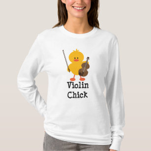 Camiseta Sudadera con capucha del polluelo del violín