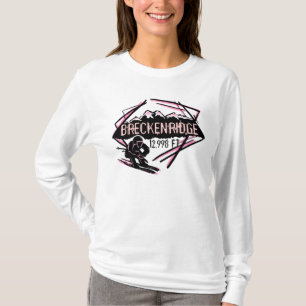 Camiseta Sudadera con capucha del rosa de la elevación del