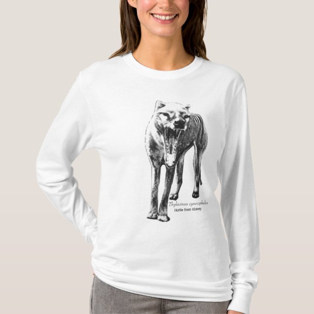 Camiseta Sudadera con capucha del Thylacine (Anverso)