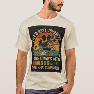 Camiseta Sudadera con capucha Dog Dad Pastor Alemán