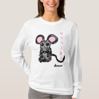 Sudadera con capucha encapuchada del ratón cute Mo