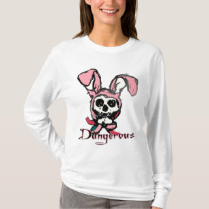 Camiseta Sudadera con capucha esquelética del conejito