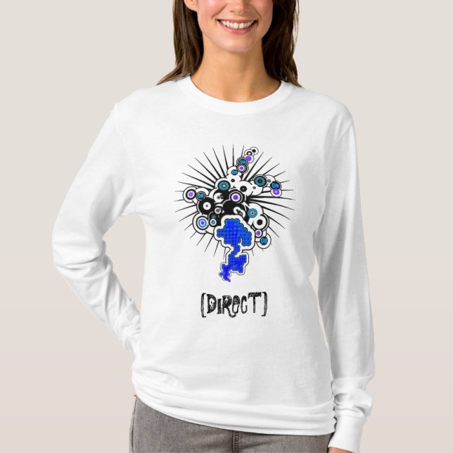 Camiseta Sudadera con capucha femenina del punto del DS (Anverso)