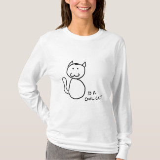 Camiseta Sudadera con capucha fresca del gato