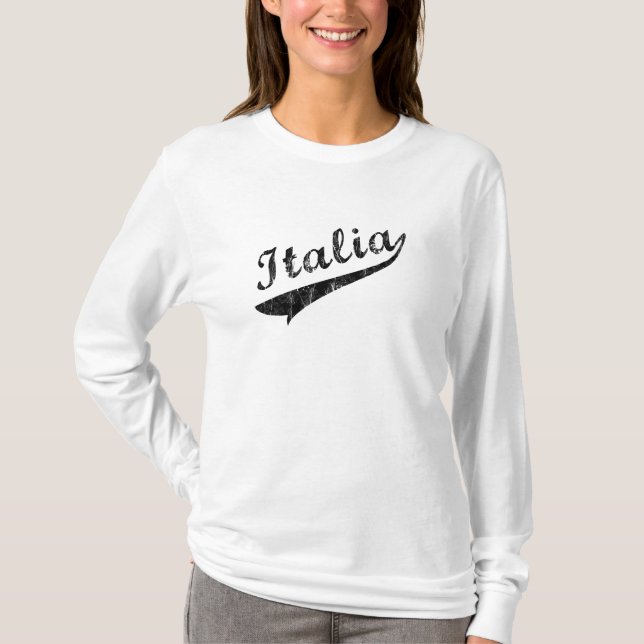 Camiseta Sudadera con capucha para mujer de Italia (Anverso)