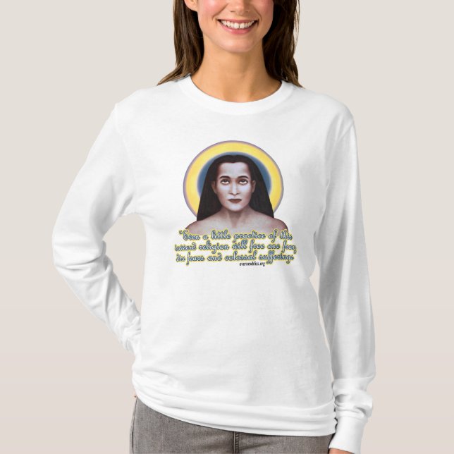 Camiseta Sudadera con capucha para mujer MB01 de Babaji (Anverso)
