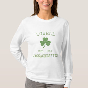 Camiseta Sudadera con capucha para mujeres de Lowell MA