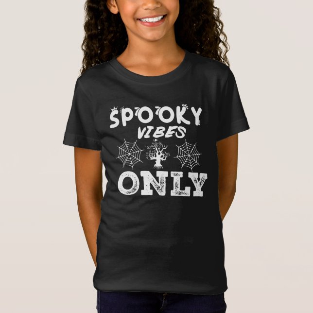 Camiseta Sudadera con capucha Spooky Vibes Only-67293 (Anverso)