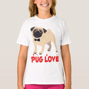 Camiseta Sudadera con dibujo de perro pug de dibujos animad