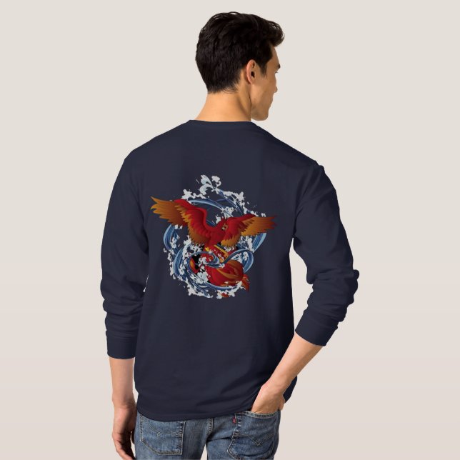Camiseta Sudadera con Estampado de Moda (Reverso completo)