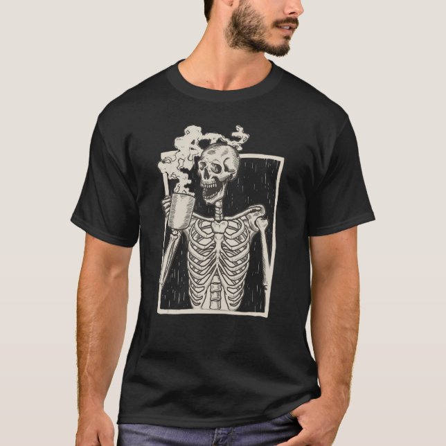 Camiseta Sudadera con estampado gráfico de calavera de Hall (Anverso)