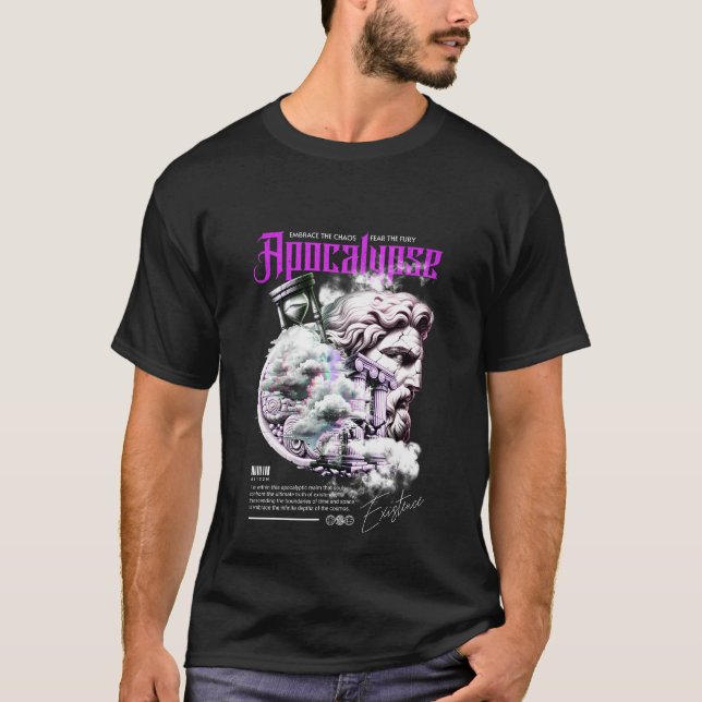 Camiseta Sudadera con Estatua Griega del Apocalipsis | Esté (Anverso)