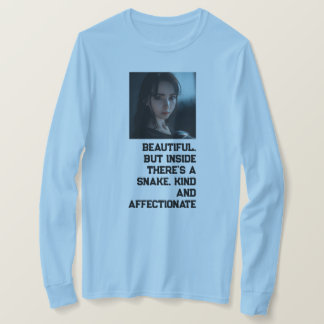 Camiseta Sudadera con foto de serpiente linda y divertida