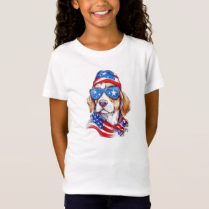 Camiseta Sudadera con sublimación de perro del 4 de julio-6