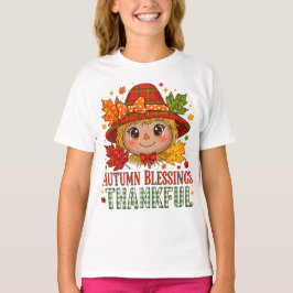 Camiseta Sudadera de espantapájaros agradecido de otoño – C