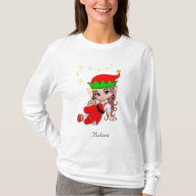 Sudadera de hada elfa linda con estrellas