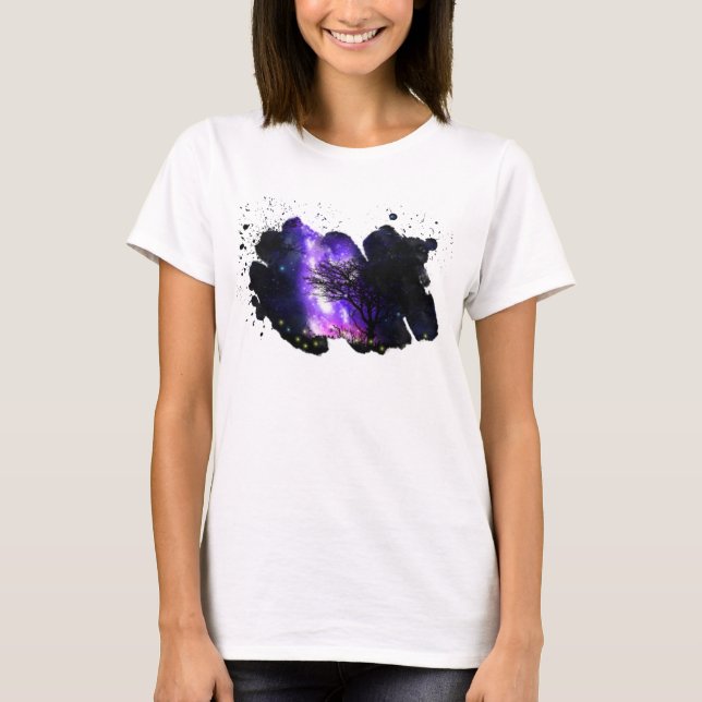 Camiseta Sudadera de la Vía Láctea mágica (Anverso)