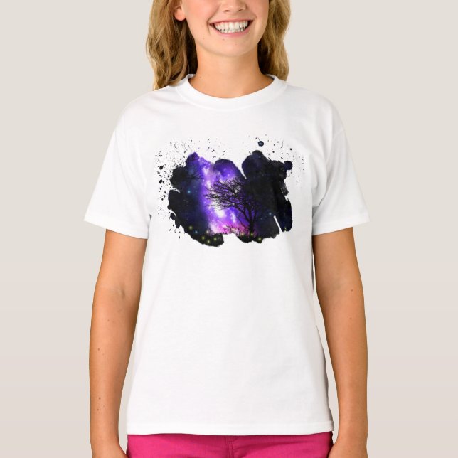 Camiseta Sudadera de la Vía Láctea mágica (Anverso)