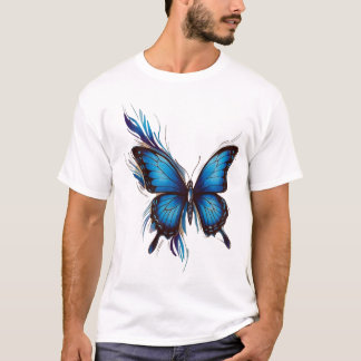 Camiseta Sudadera de mariposa floral, suela de mariposa hip