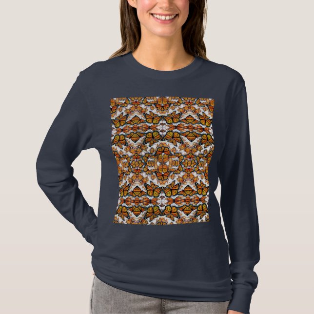 Camiseta Sudadera de mariposa monarca - muy snazzy (Anverso)