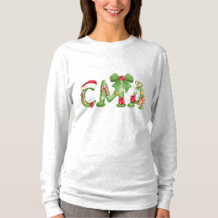 Camiseta Sudadera de Navidad CMA Asistente Médico Certifi
