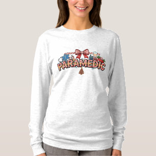 Camiseta Sudadera de Navidad para Paramédico Manga Larga