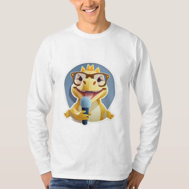 Camiseta Sudadera de Vibe Dino-Presenter (Anverso)