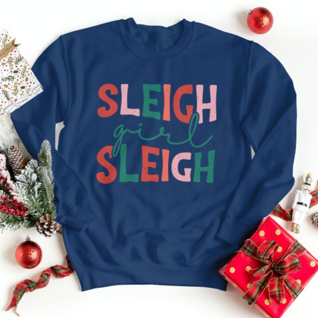 Camiseta sudadera del Chica Festivo de Sleigh (Subido por el creador)