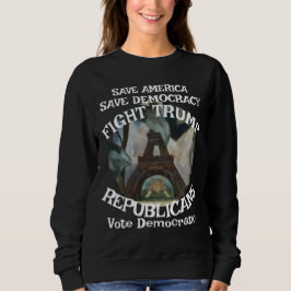 Camiseta sudadera DHS FBI CBP Trump Mujer 36 37 38