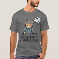 Sudadera divertida de gato DJ Paws & Play