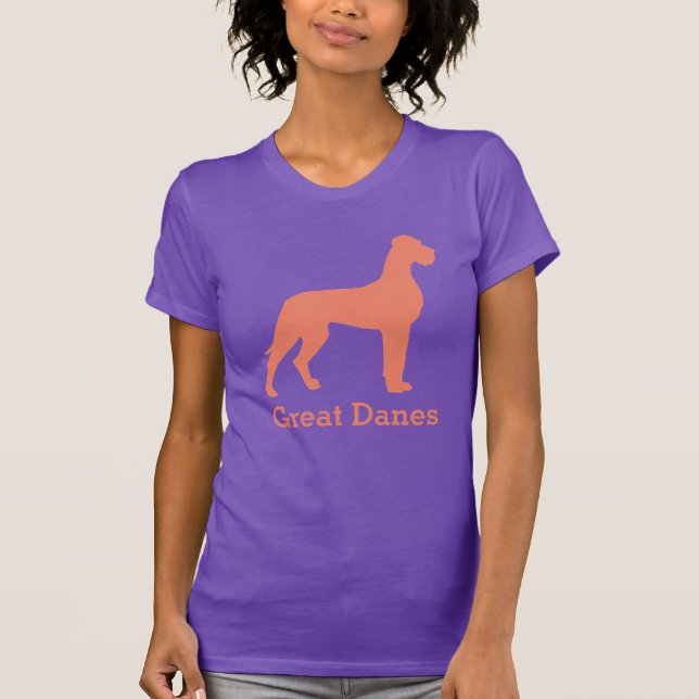 Camiseta Sudadera Great Dane Natural Salmón (Anverso)