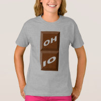 SUDADERA HANES ACERO CLARO OHIO CHOCOLATE