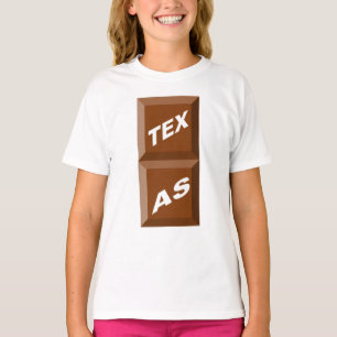 CAMISETA SUDADERA HANES BLANCA TEXAS CHOCOLATE