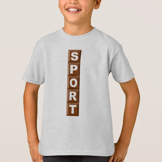CAMISETA SUDADERA   HANES   CHOCOLATE DEPORTE (Anverso)