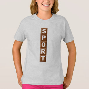CAMISETA SUDADERA HANES CHOCOLATE DEPORTE