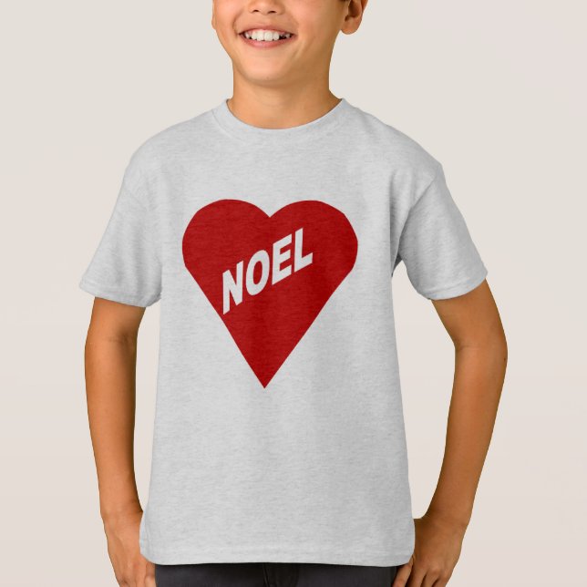 CAMISETA SUDADERA   HANES NOEL   CŒUR (Anverso)