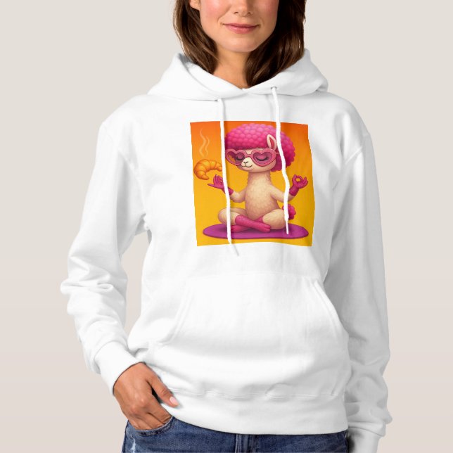 Camiseta sudadera Llama Zen (Anverso)