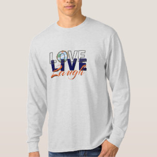 Camiseta Sudadera Love Live Laugh – Inspiradora y Acogedora