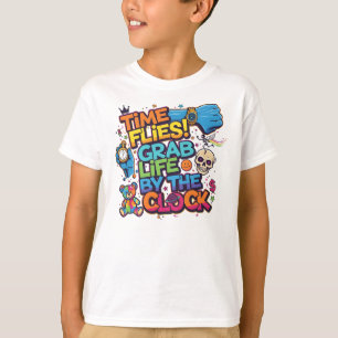 Camiseta Sudadera Motivacional Colorida – Tiempo