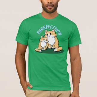 Camiseta Sudadera oscura para hombres Purrfection Kitty Lov