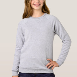 Camiseta Sudadera raglán de American Apparel para niña