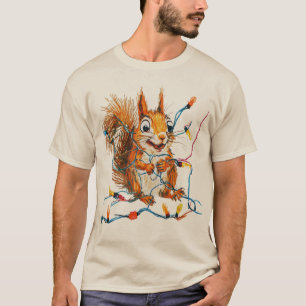Camiseta Sudadera Squirrel Lights   Ardilla AdorabLe
