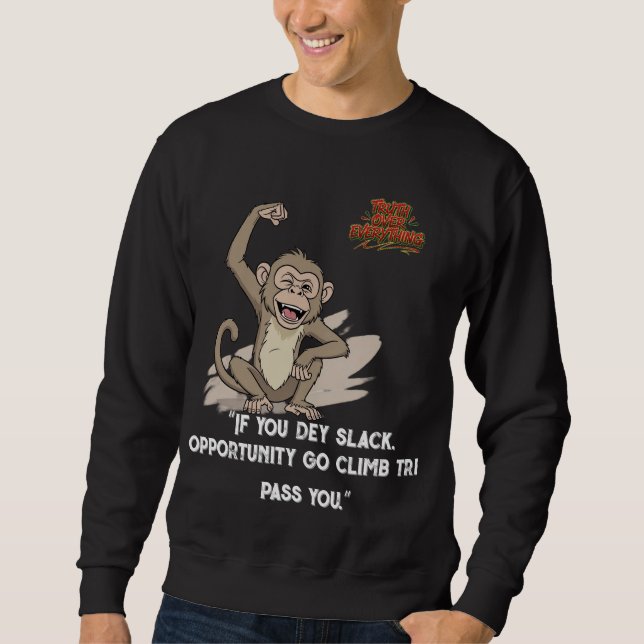 Camiseta, sudaderas con capucha para hombres Late  (Anverso)