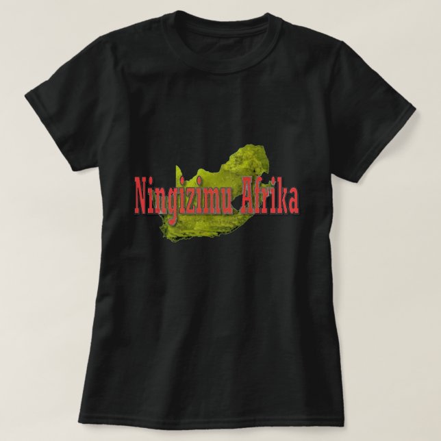 Camiseta Sudáfrica (Diseño del anverso)