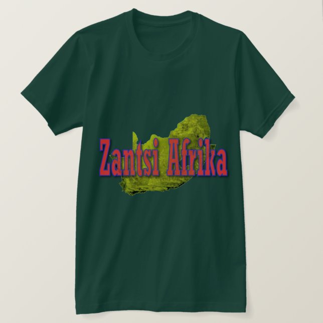 Camiseta Sudáfrica (Anverso del diseño)