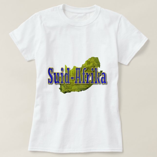 Camiseta Sudáfrica (Diseño del anverso)