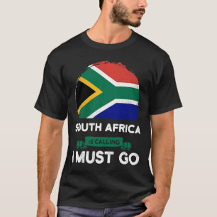 Camiseta Sudáfrica dice que debo irme a Sudáfrica
