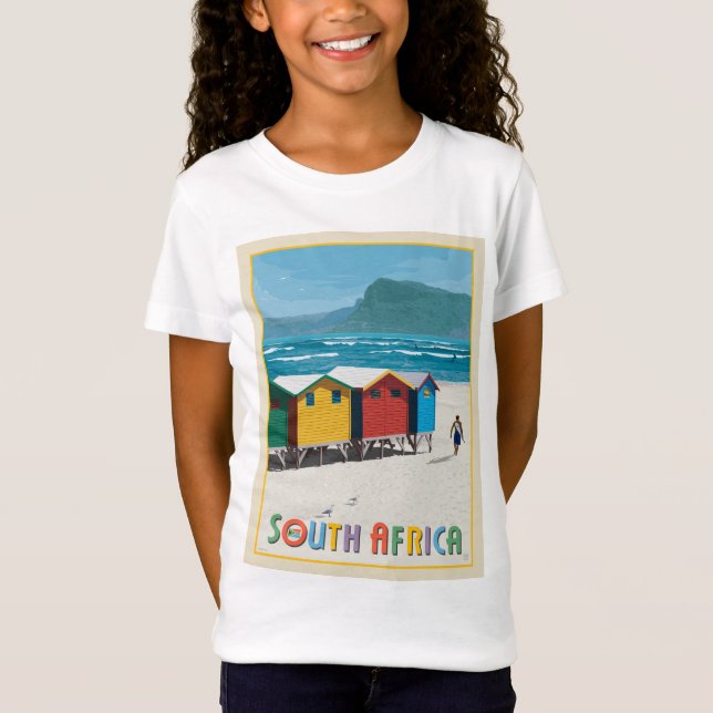 Camiseta Sudáfrica | Playa de Muizenberg (Anverso)