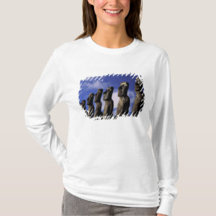 Camiseta Sudamérica, Chile, Isla de Pascua, Ahu Akiri.