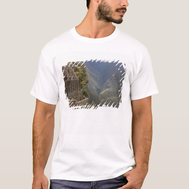 Camiseta Sudamérica, Perú, Machu Picchu. Ruinas de piedra (Anverso)